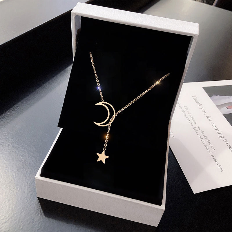 LUCKY MOON & STAR NECKLACE