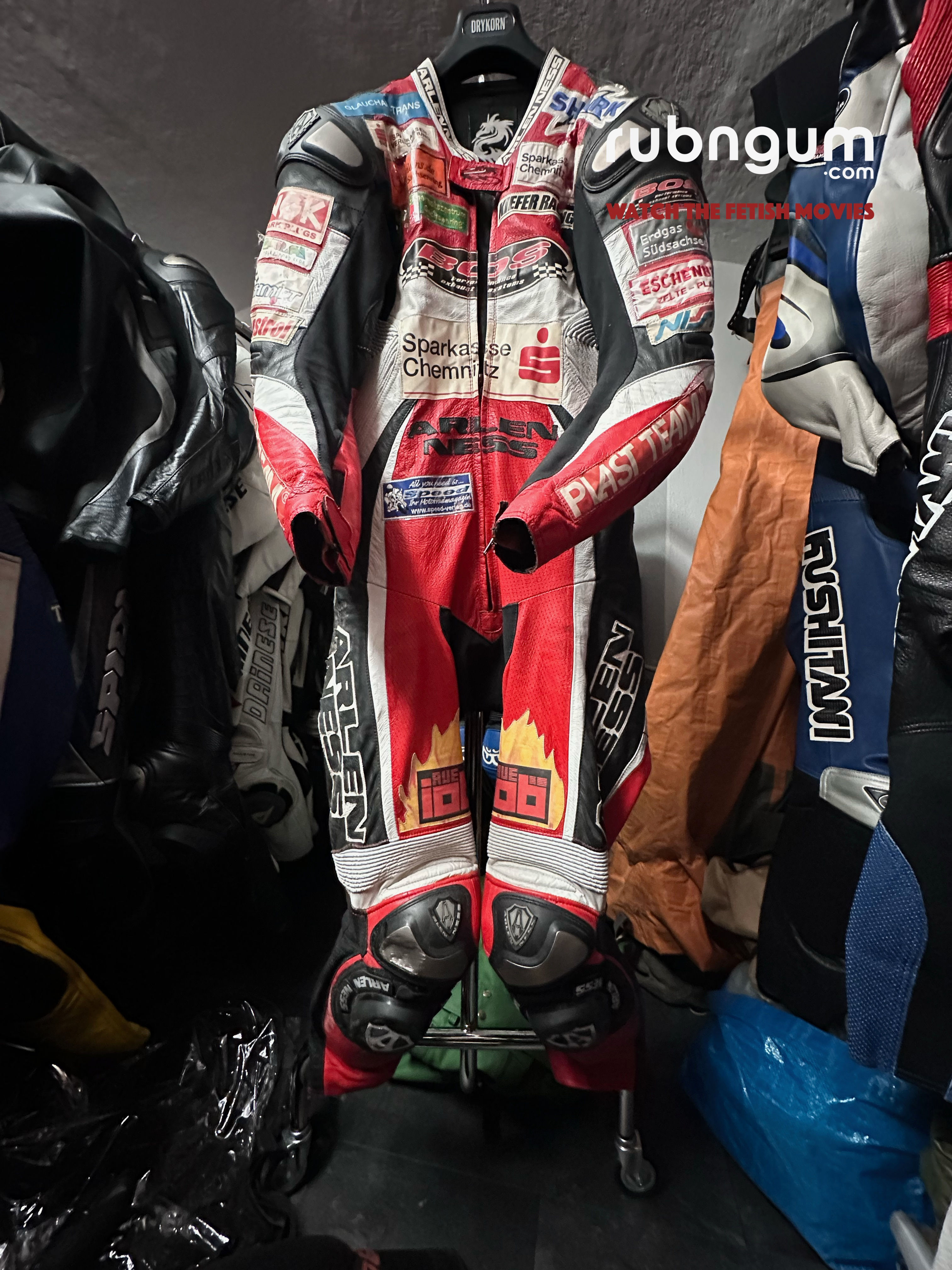 Arlen Ness OnePiece Motorbike Suit - Racing used