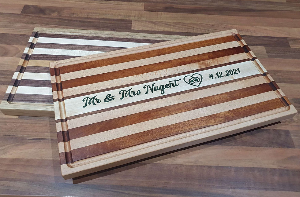 Hardwood Long-Grain Chopping / Serving Board