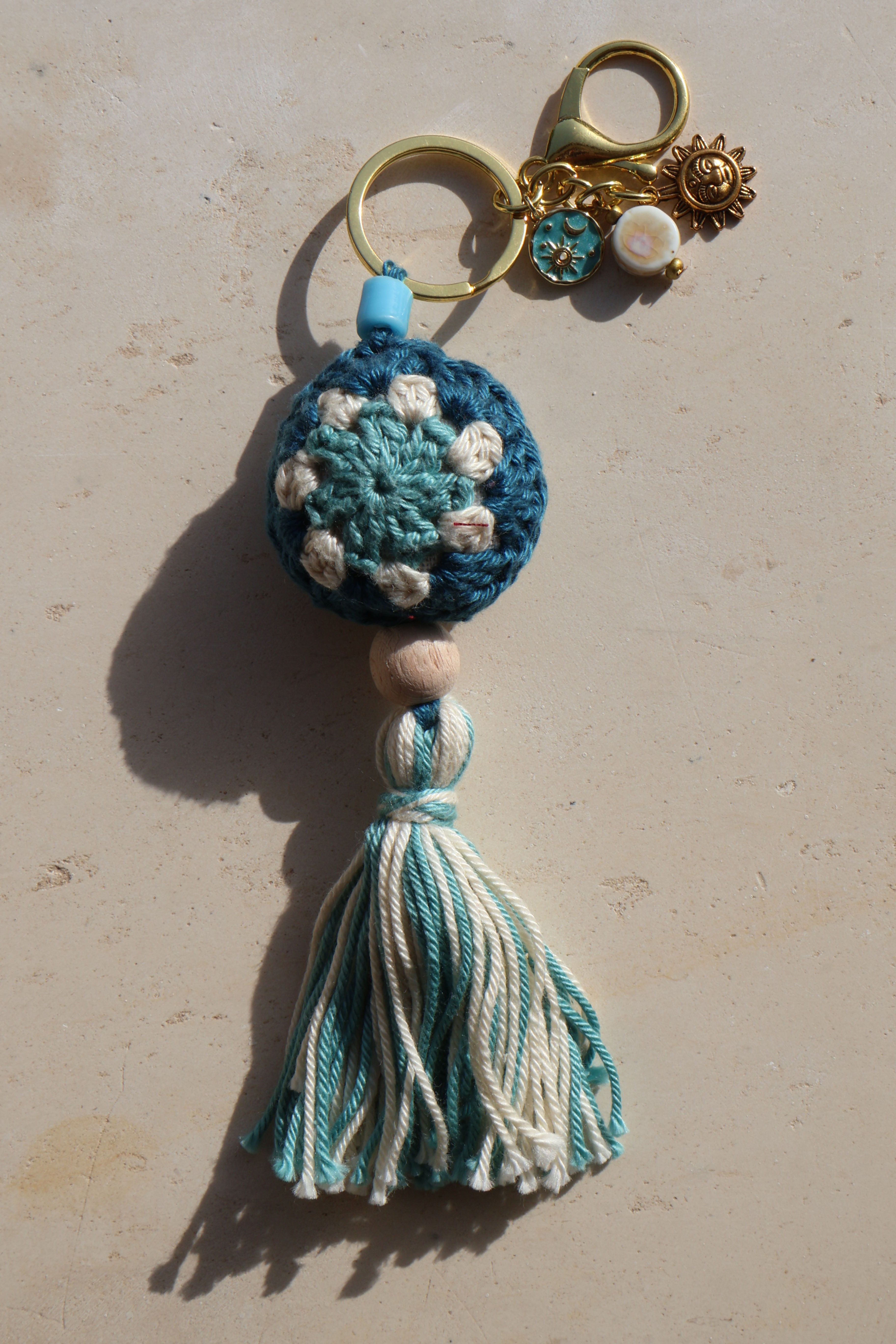 Aqua Mandala Charm
