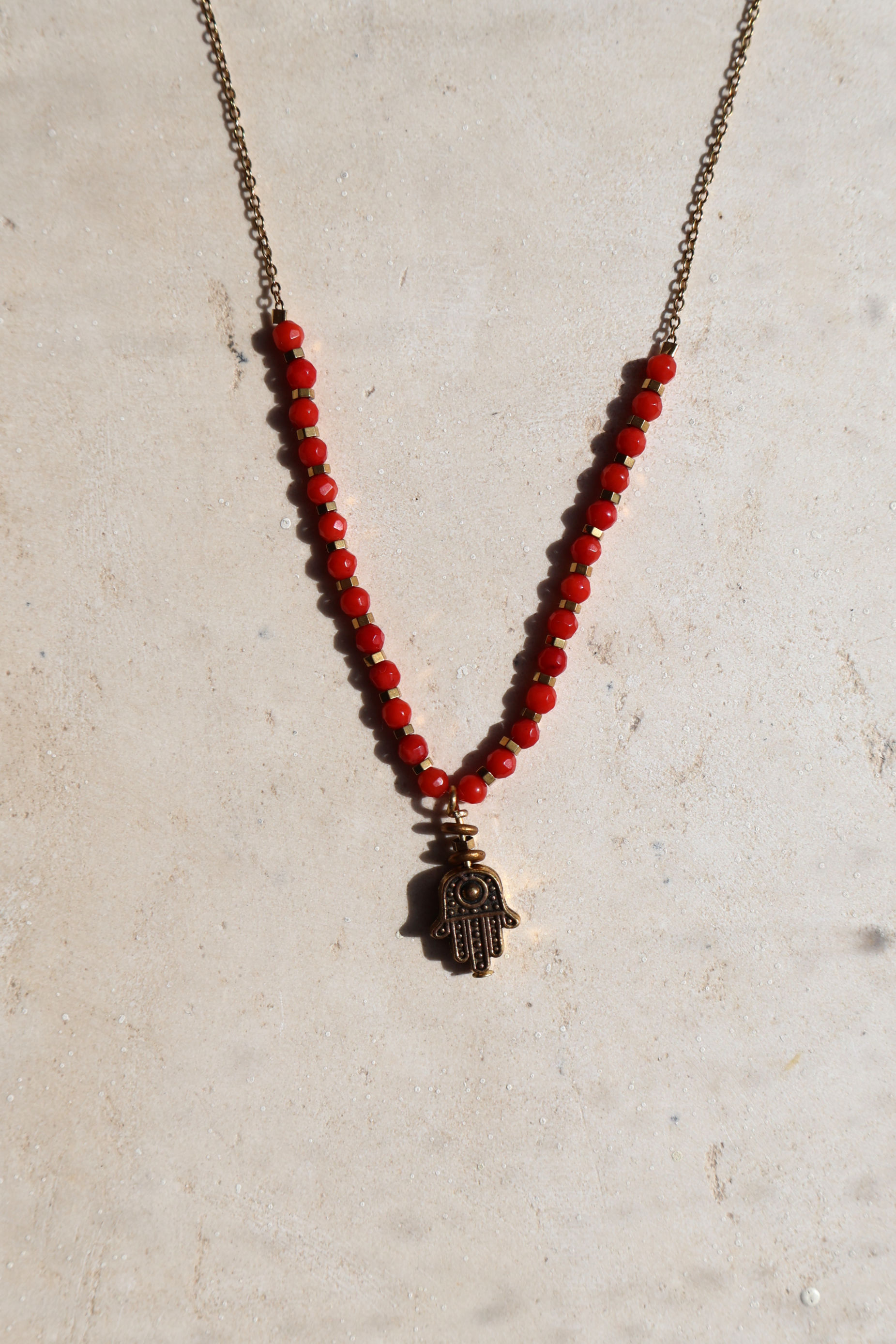 Serena Hamsa Necklace