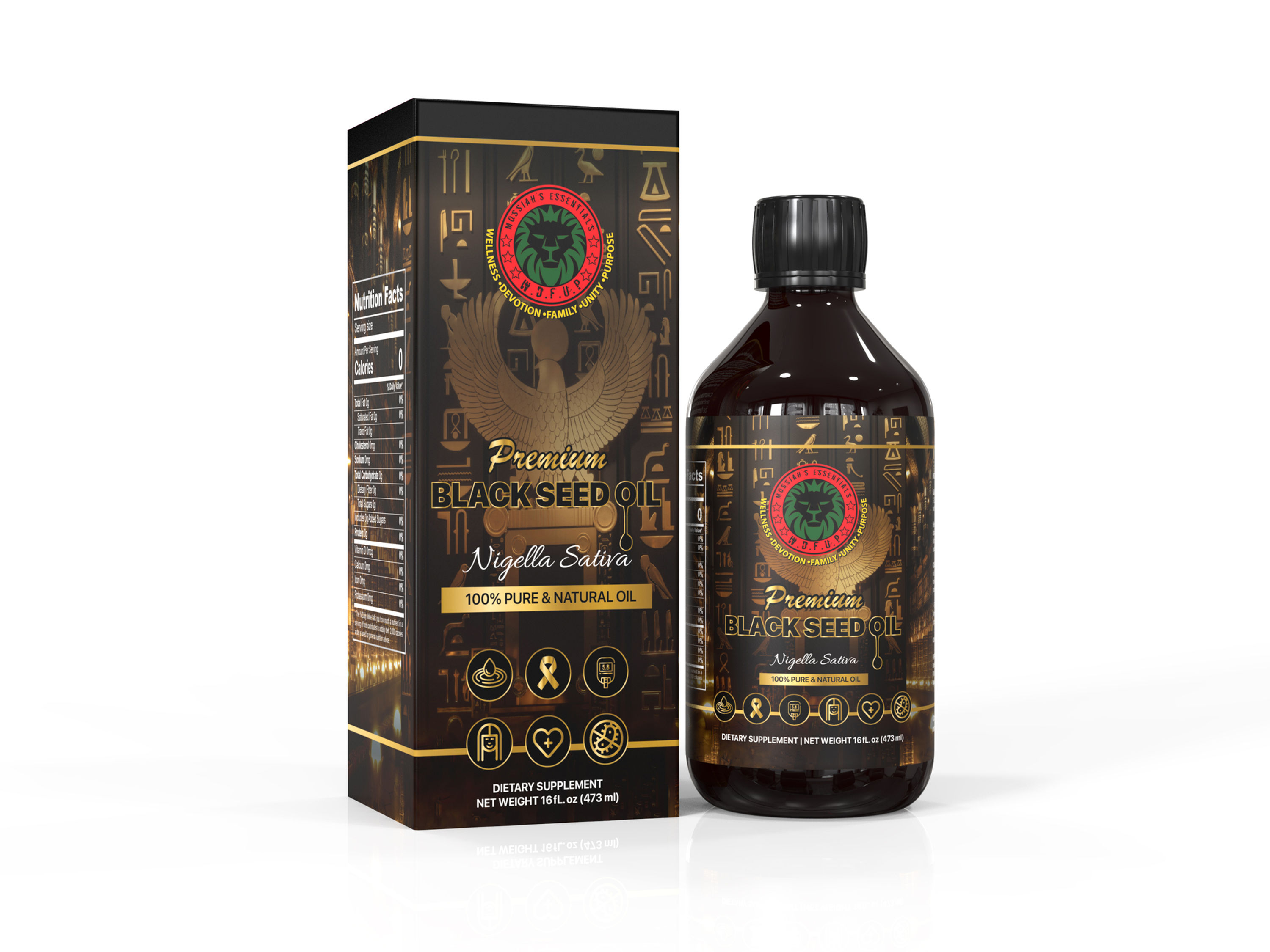 16oz Premium Black Seed Oil