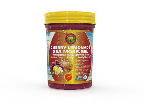8oz Cherry Lemonade Sea Moss Gel | Mossiah's Essentials