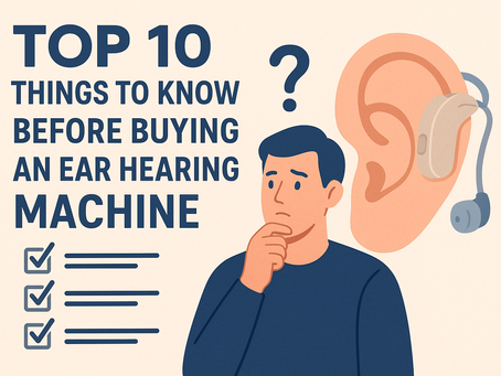 Top 10 Things to Know Before Buying an Ear Hearing Machine