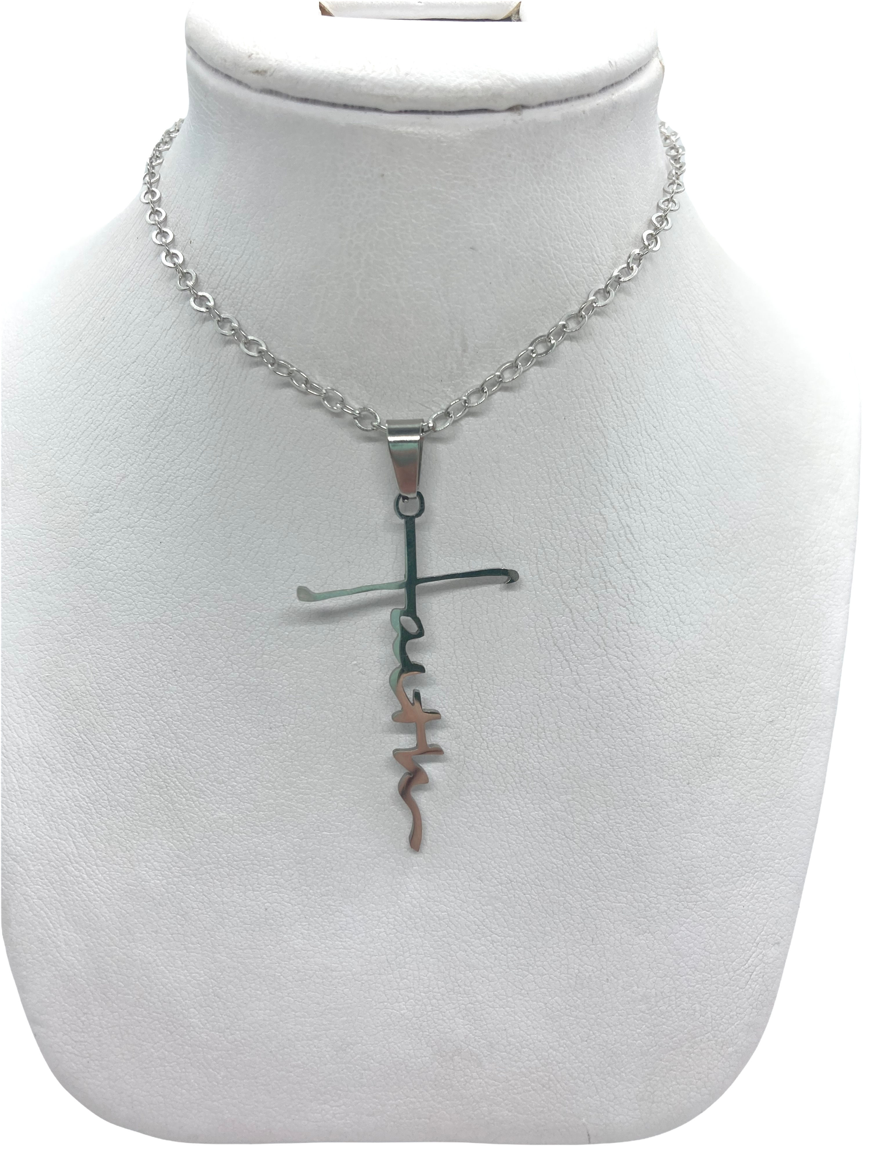 Faith Cross Necklace 