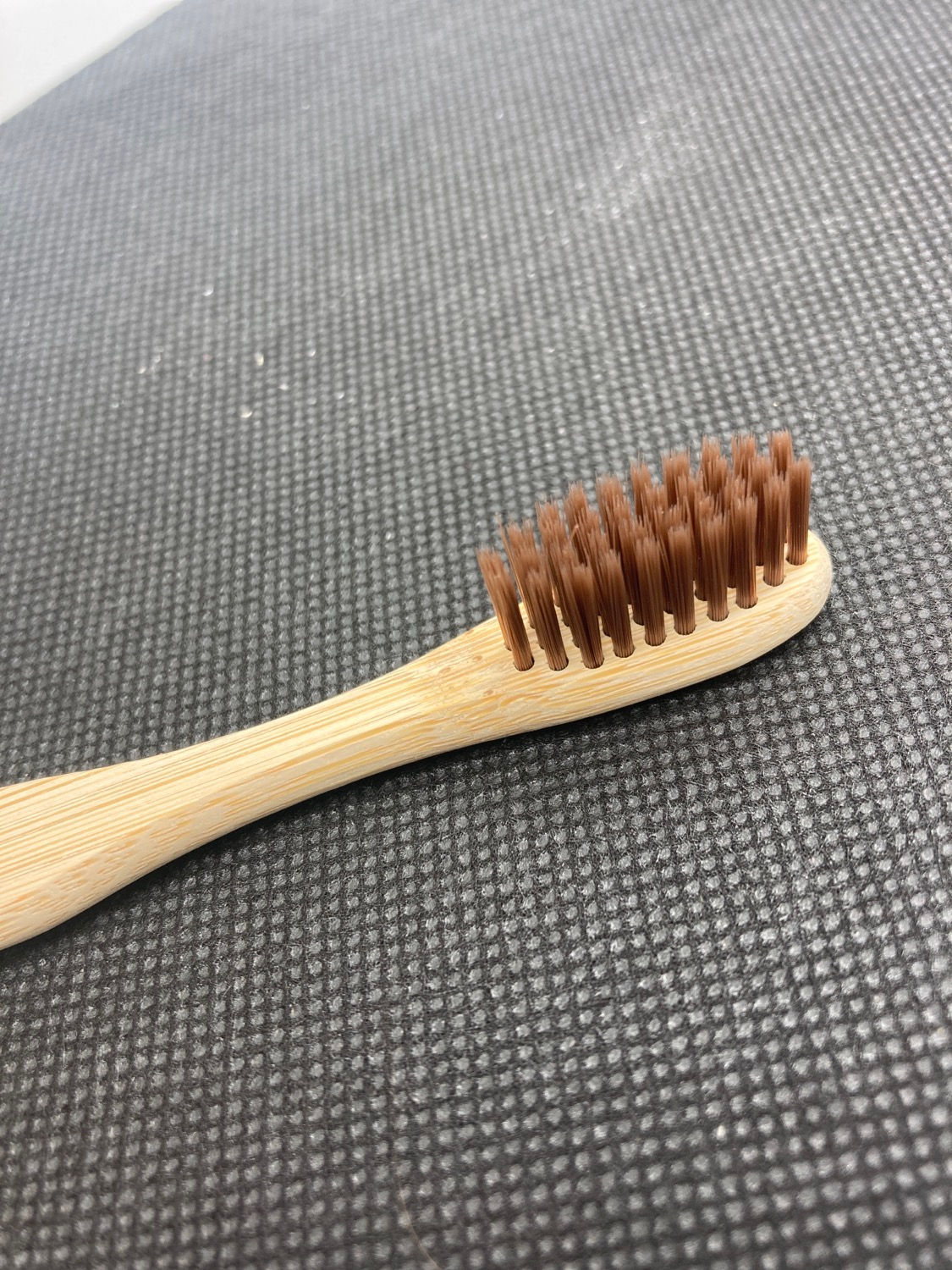 Brown Bristle Bamboo Toothbrush 