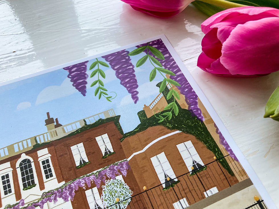 Thumbnail: The Bridgerton House | A5 Print