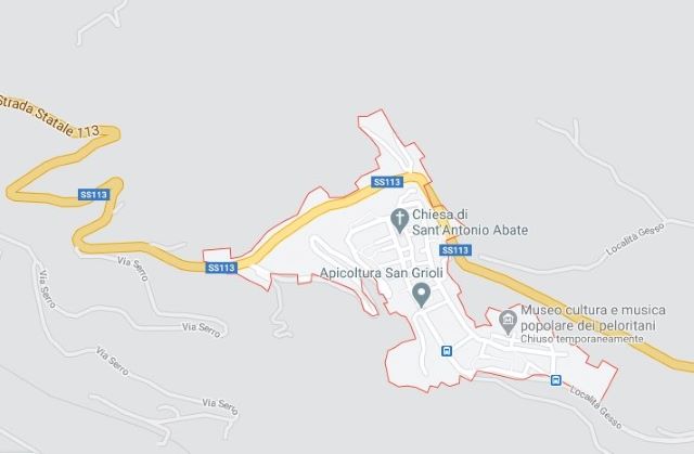 Gesso village map