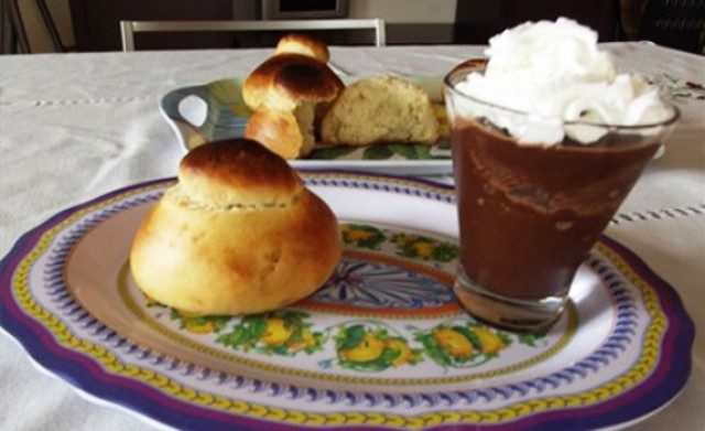 Sicilian chocolate granita