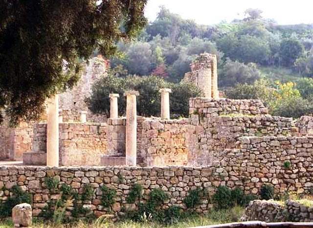 villa romana del casale ruins