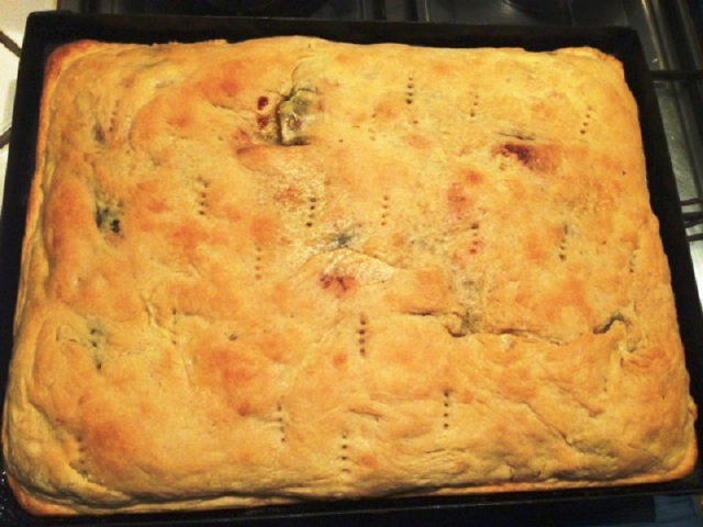 square Sicilian schiacciata