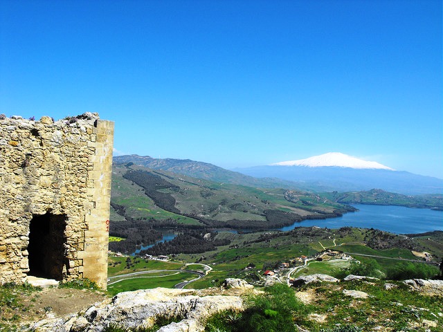 Etna seen from Agira