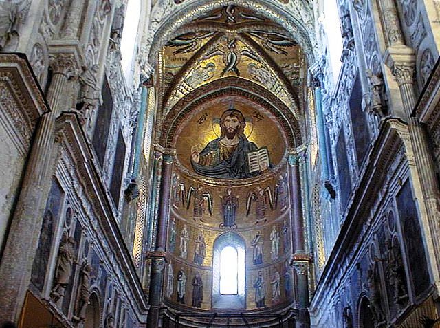 cefalù cathedral interior
