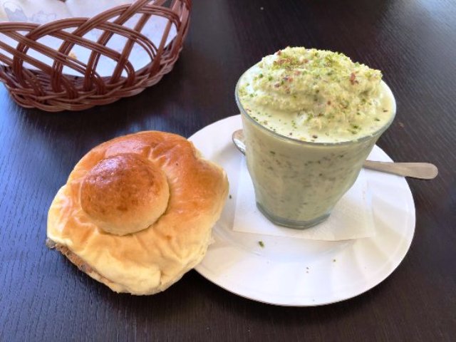 pistachio-granita