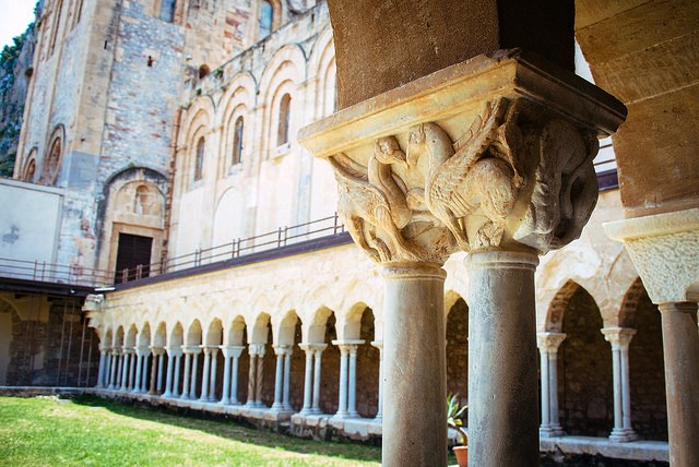 cefalù cathedral cloister