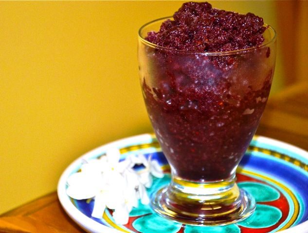 blackmulberry granita
