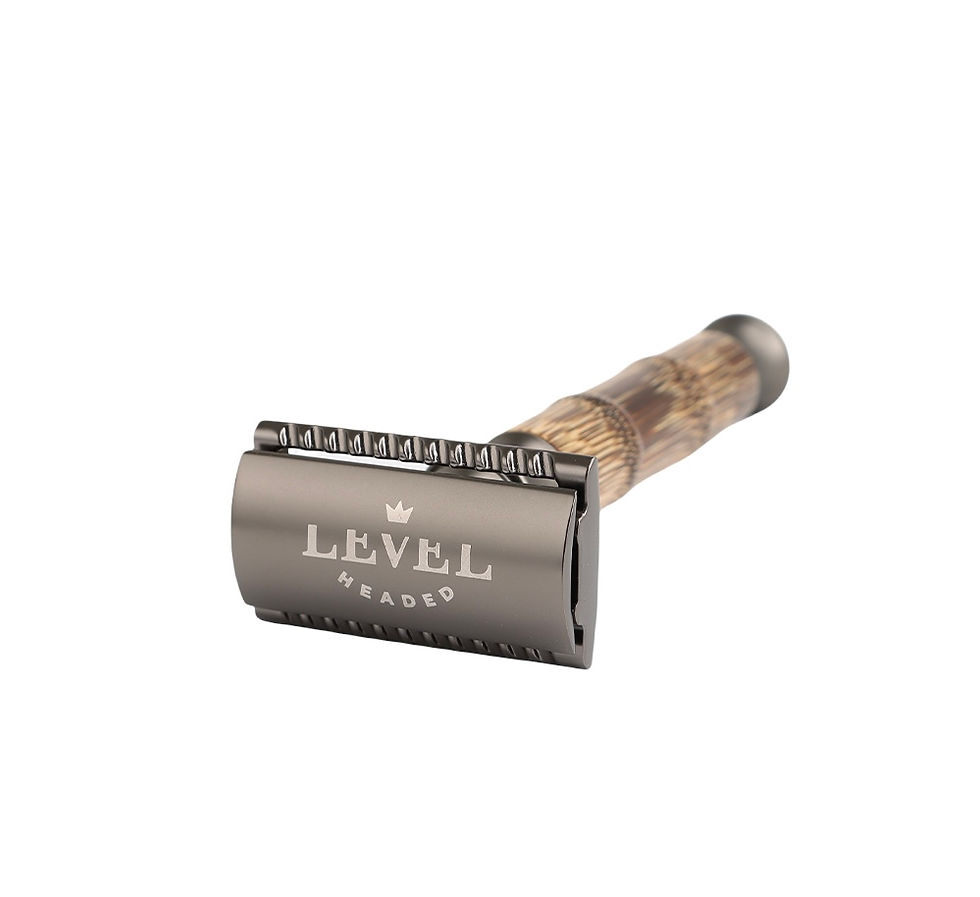 Thumbnail: Level Headed Bamboo Handled Zinc Safety Razor