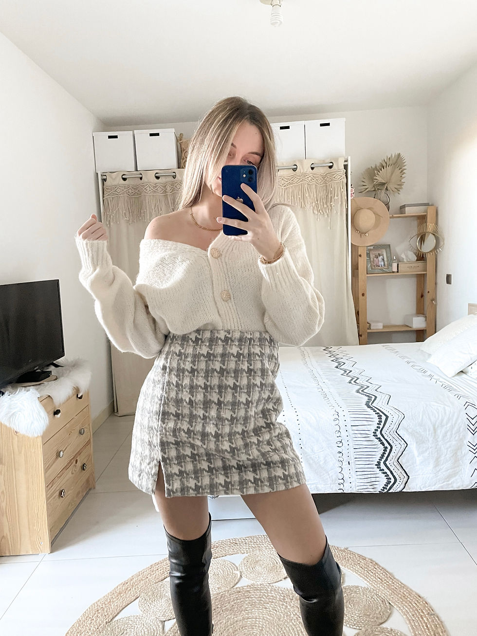Miniature : Jupe courte Lana fendue