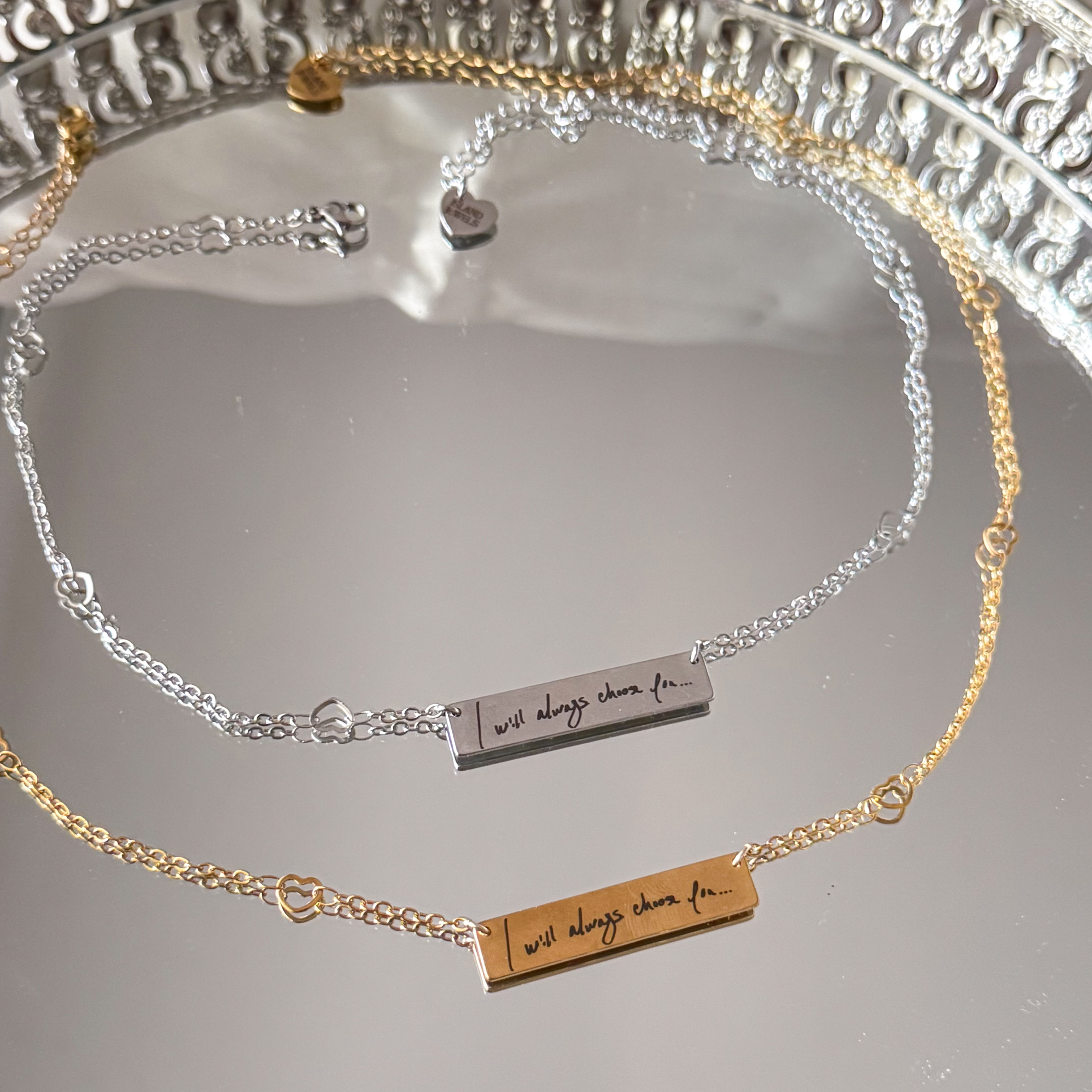 Collier « I will always choose you »