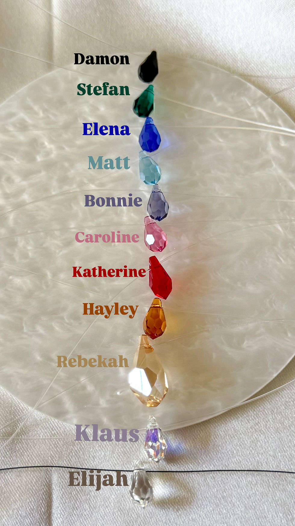 Miniature : Ras de cou goutte cristal transparent