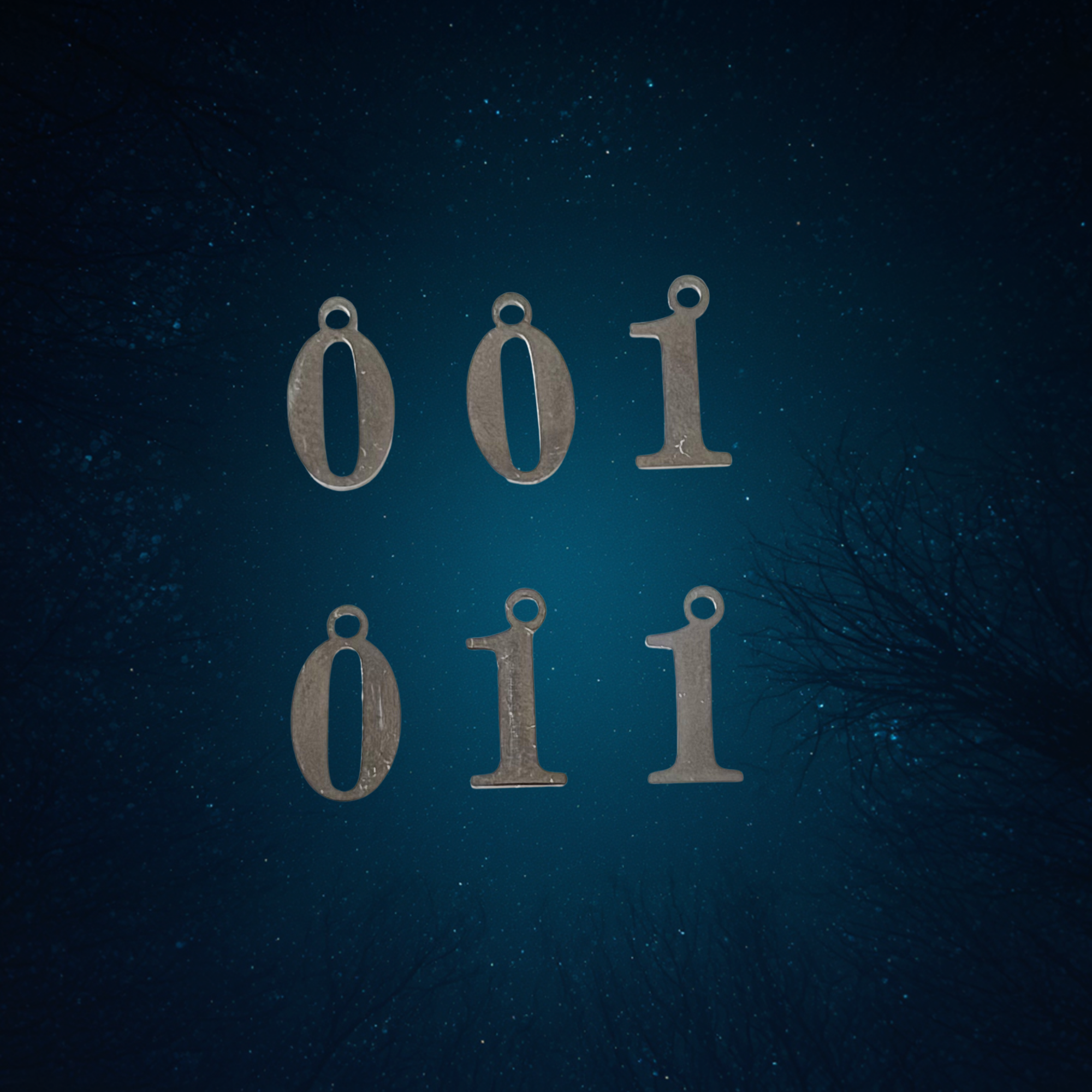 001 ou 011 argenté