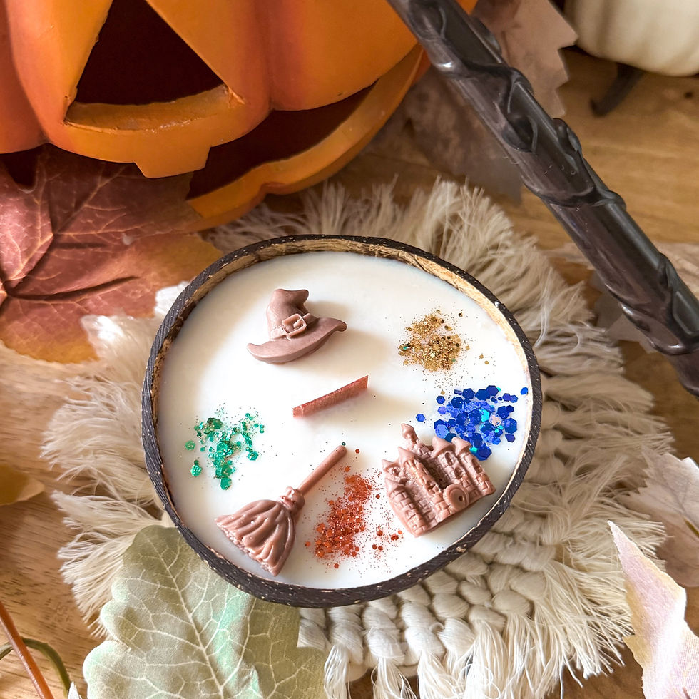 Miniature : The sorting coconut candle 🧙‍♂️ senteur potion magique