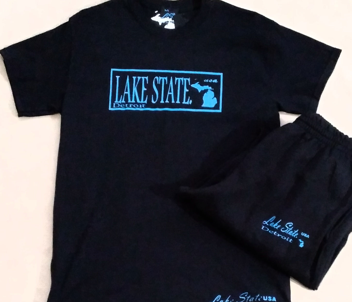 Black/Blue T-shirt 2pc.