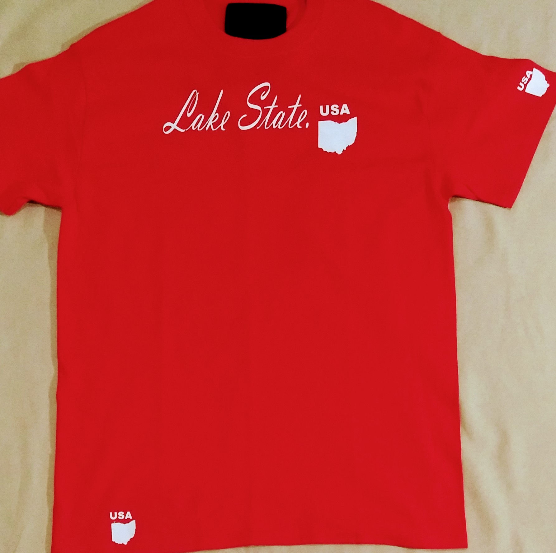 Red/White Ohio Tee
