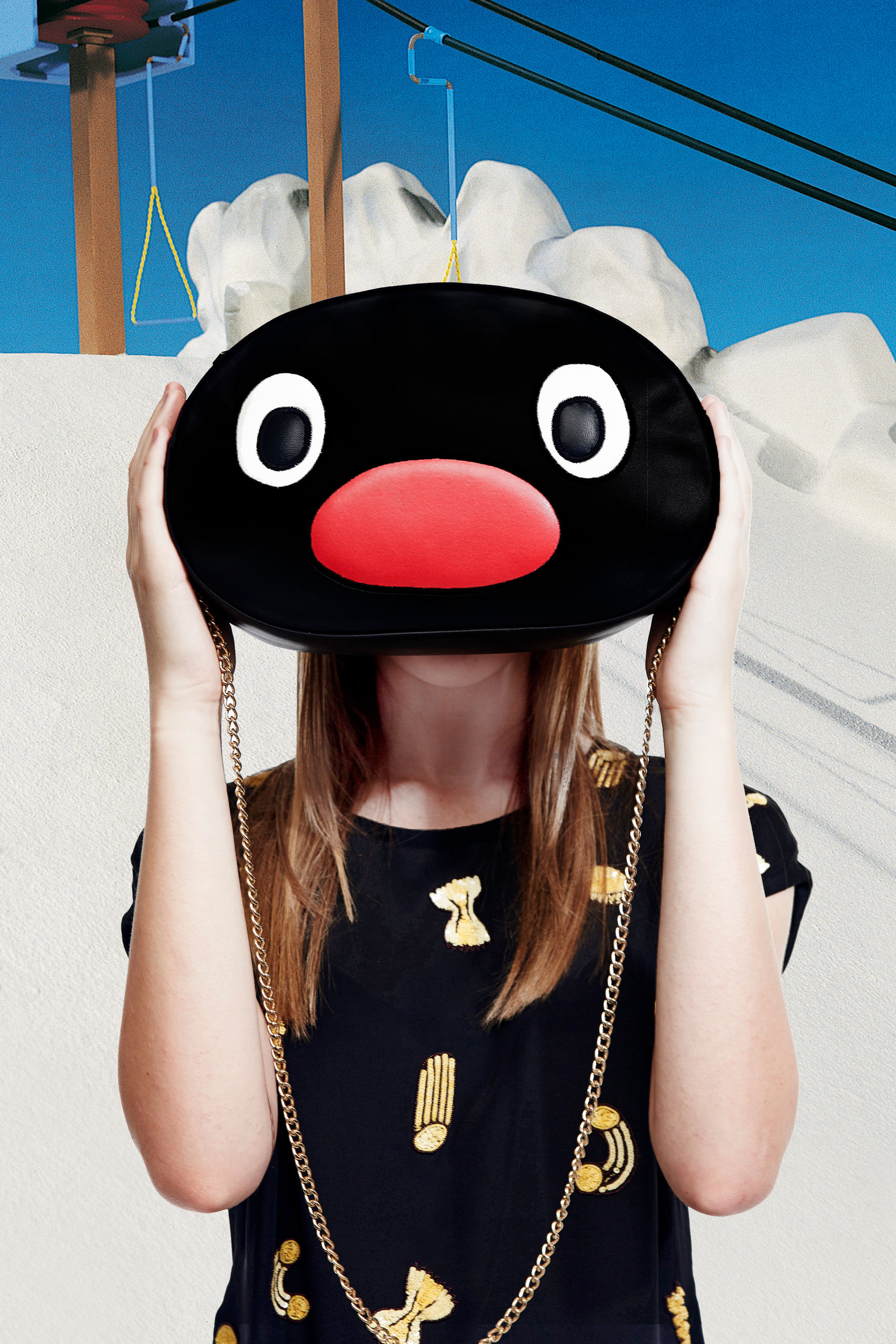 Pingu Head Bag