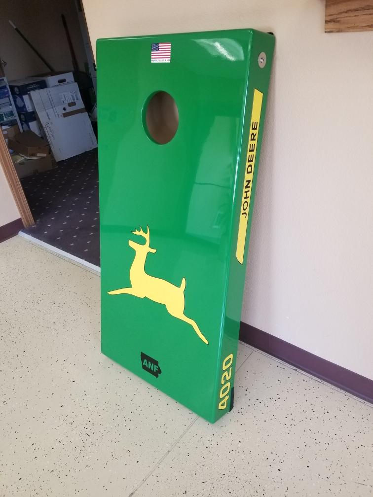 John Deere 4020 Cornhole Boards with Tournament style bagsCorn Hole