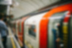 London Underground train at station