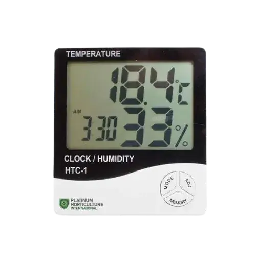 Thermohygrometer gr. Display Platinum