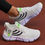 Miniatura: Lightweight Breathable Mesh Women'S Sports Shoes, Solid Color Low-Top Running Sh