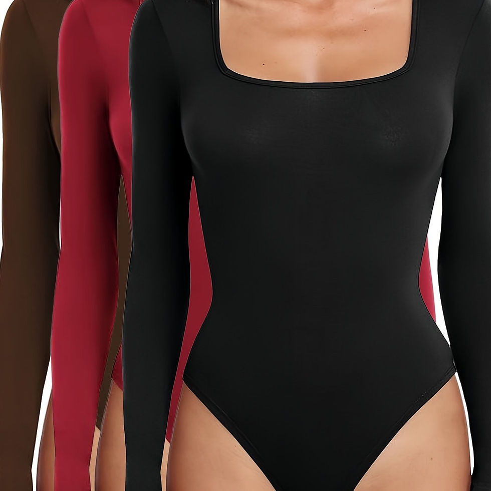 Conjunto com 3 body lisos