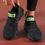 Miniatura: Lightweight Breathable Mesh Women'S Sports Shoes, Solid Color Low-Top Running Sh