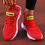 Miniatura: Lightweight Breathable Mesh Women'S Sports Shoes, Solid Color Low-Top Running Sh