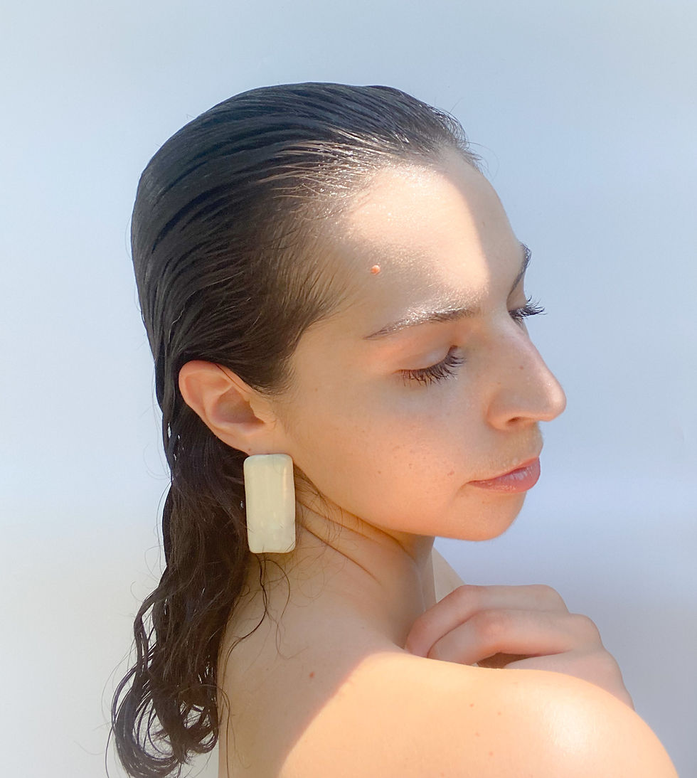 DOUBLE STACK WAVY EARRINGS