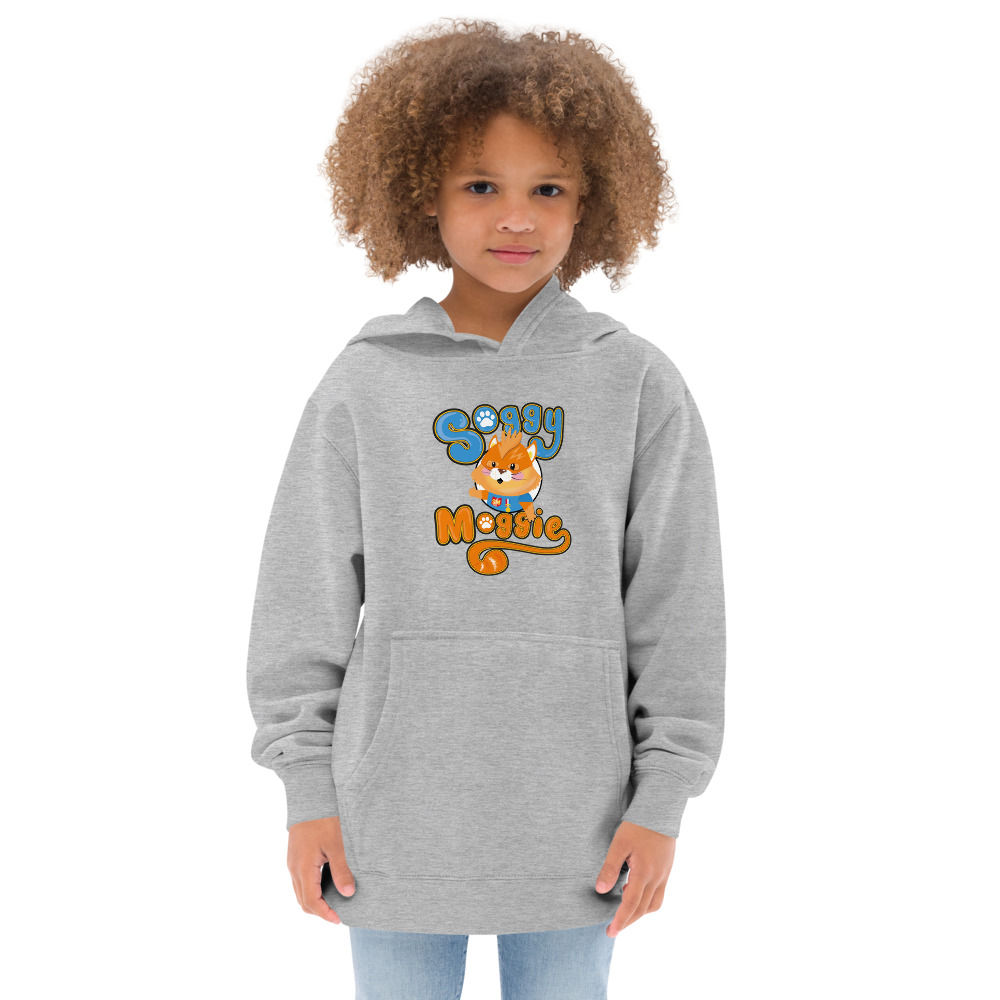 Logo Kids fleece hoodie