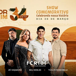 Fortim celebra 34 anos de emancipação com grande festa e shows de Zé Vaqueiro, Seu Desejo e Thalys Rondinele