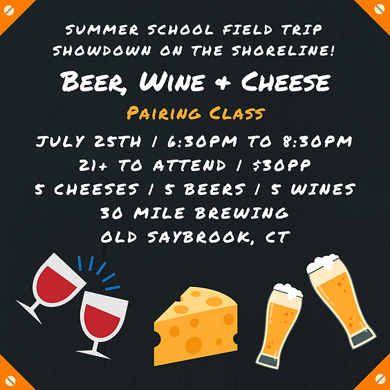 Beer, Wine & Cheese Pairing