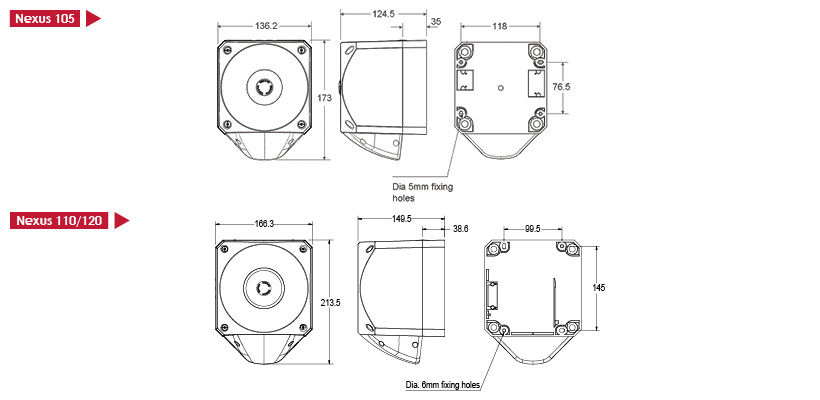 Thumbnail: Nexus 105 Sounder Beacon (Industrial)