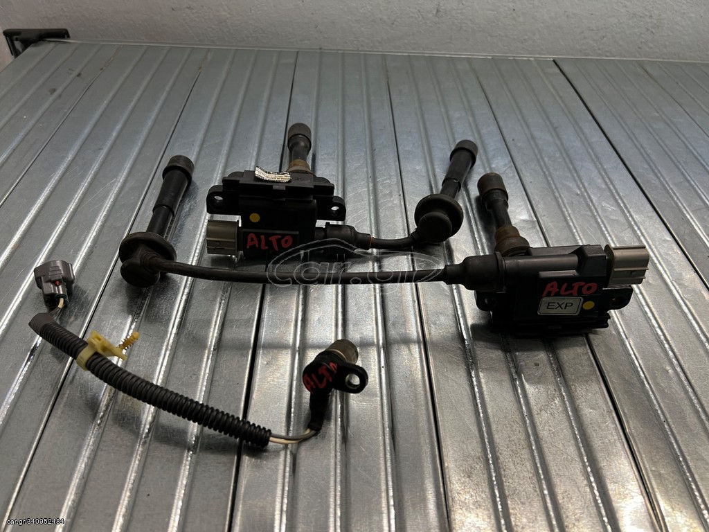 Ignition coils with spark plug leads, Suzuki Alto F10D 04-08