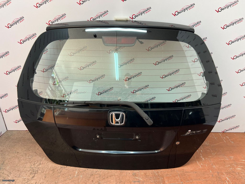 Τζαμόπορτα πόρτ μπαγκάζ Honda Jazz 01-08 με αφαλό κλειδαριάς