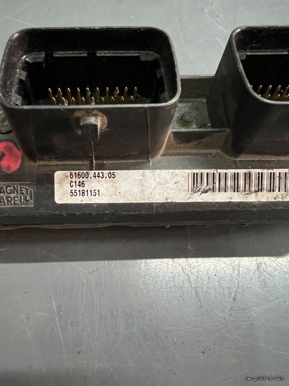 Μικρογραφία: Εγκέφαλος κινητήρα ECU Fiat Lancia 6160044306 IAW59FM5
