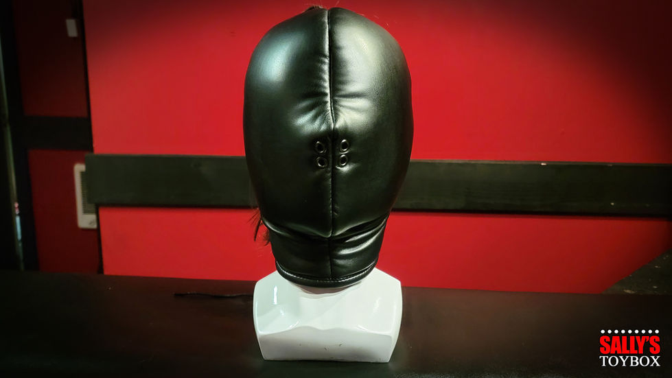 bdsm hood for ponytail