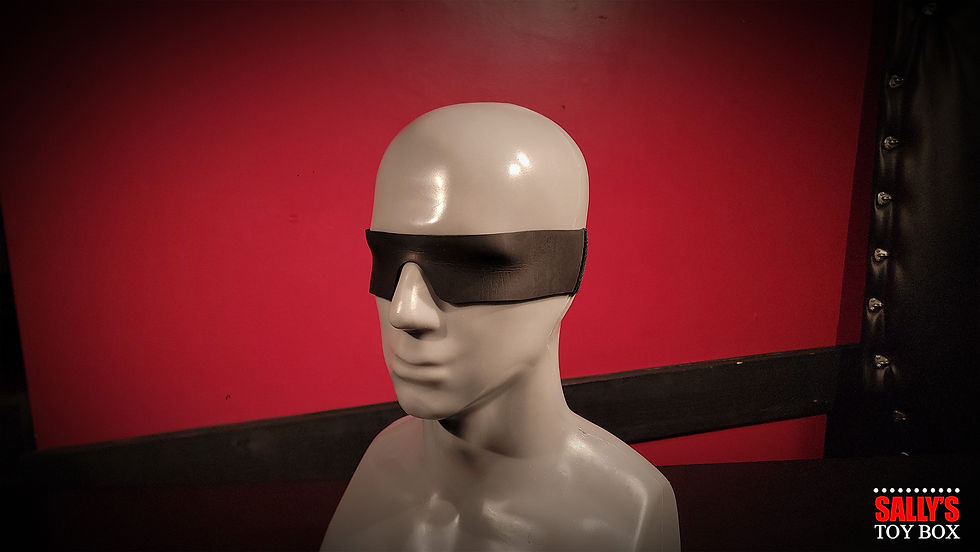 NEOPRENE BONDAGE BLINDFOLD narrow