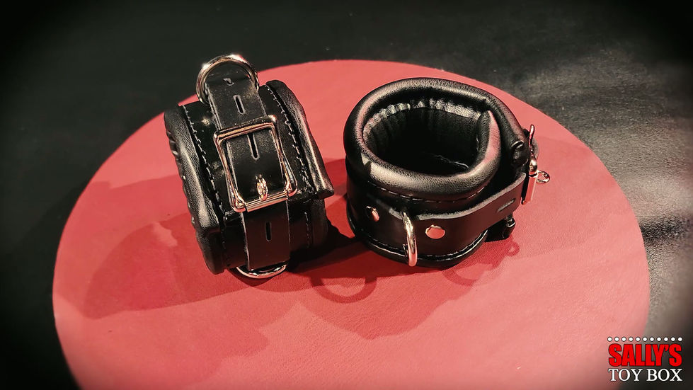 leather bondage cuffs