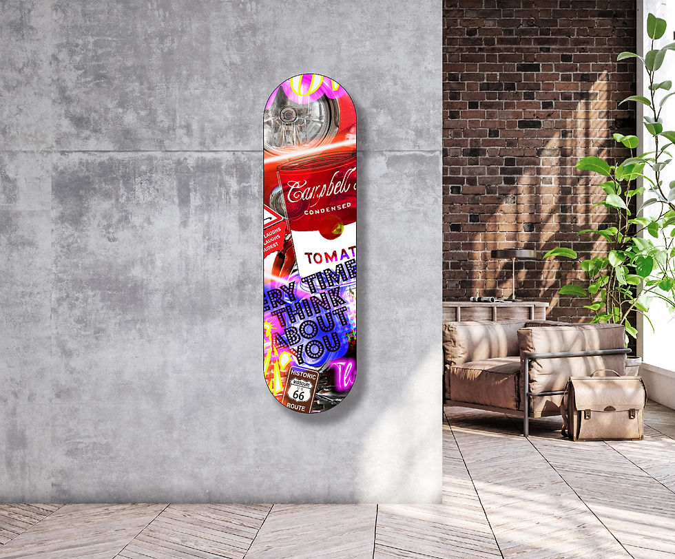 Thumbnail: Jacob Trager | USA Icons Skateboard Wall Art - JT