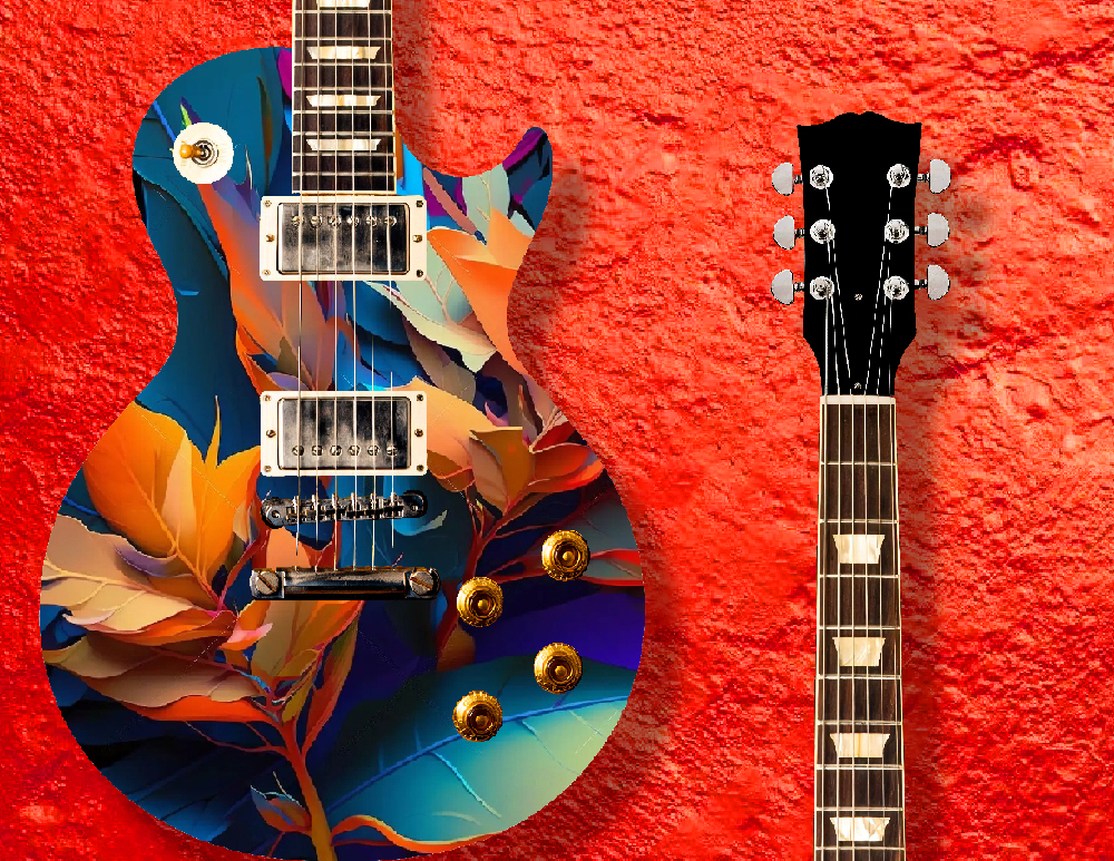 Jacob Trager | Pop Art Guitar Wall Decor  - JT