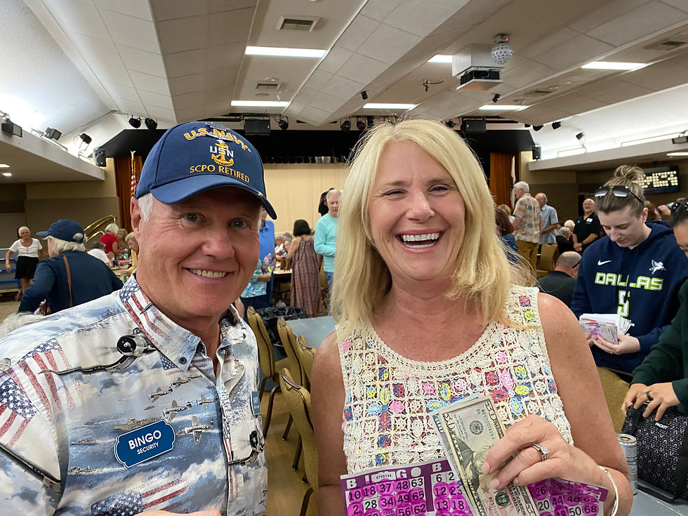 Julie Espalin won half of $300!